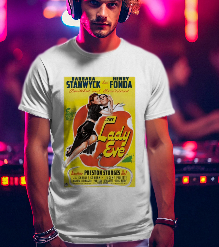 Barbara Stanwyck Henry Fonda The Lady Eve Bewitched Bewildered T-Shirt