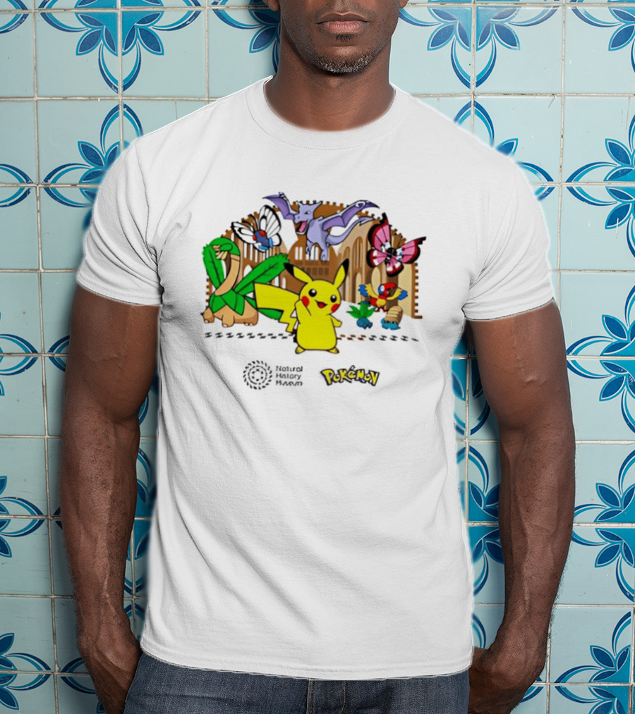 Pokémon Natural History Museum 2026 Pikachu And Friends Adventure T-Shirt