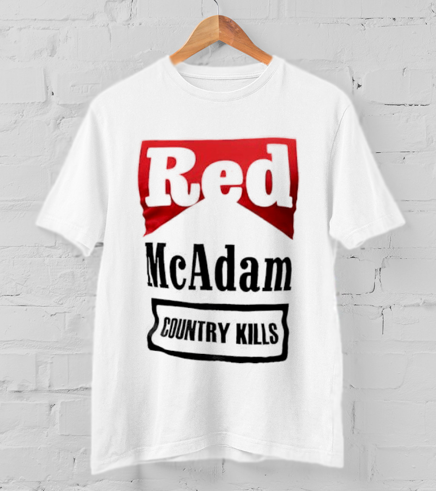 Red McAdam Country Kills Bold T-Shirt