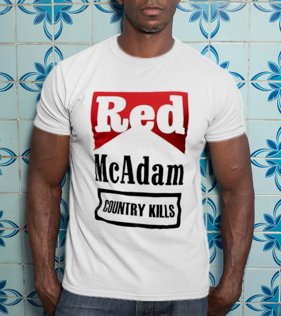Red McAdam Country Kills Bold T-Shirt