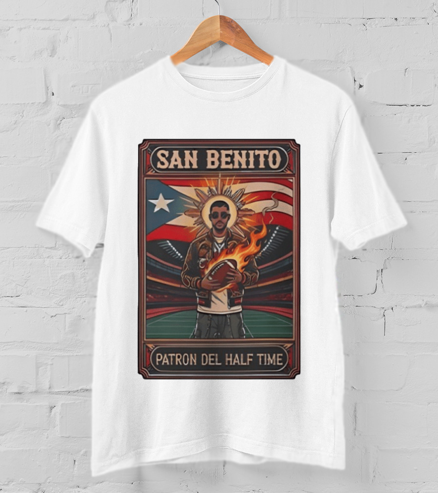 San Benito Patron Del Half Time Game Day Benito Bowl T-Shirt