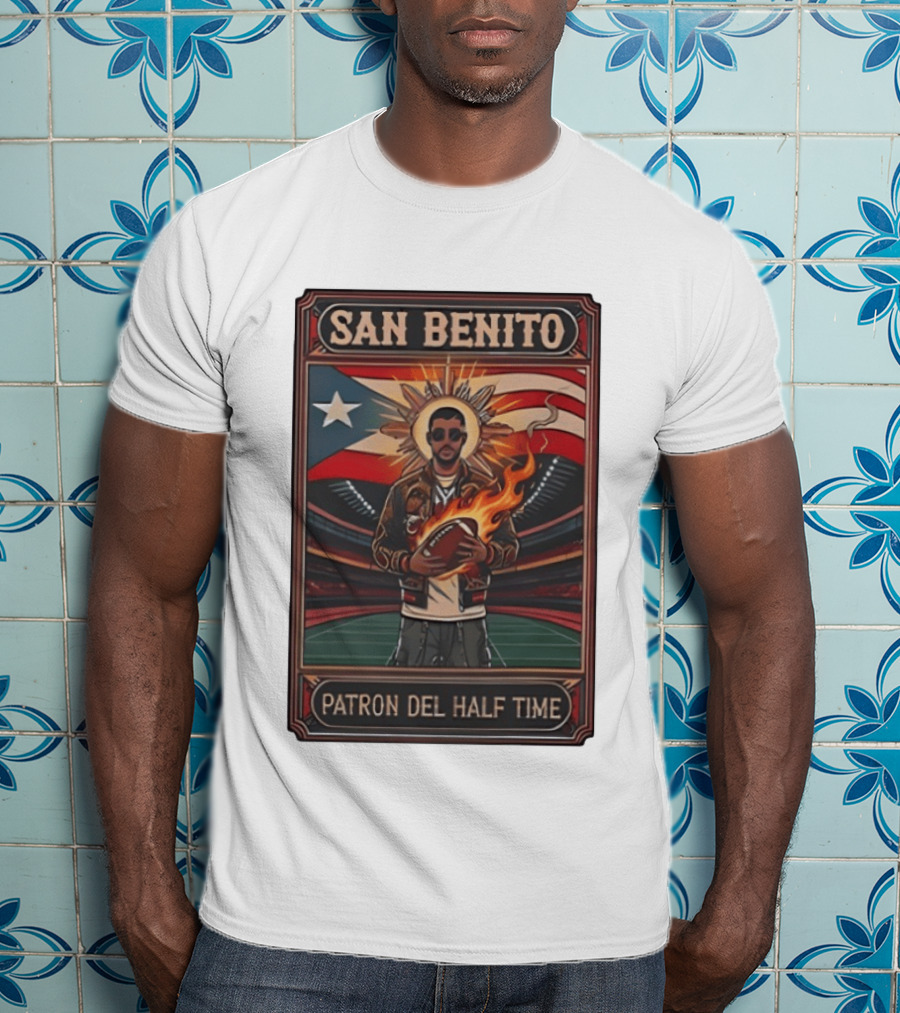 San Benito Patron Del Half Time Game Day Benito Bowl T-Shirt