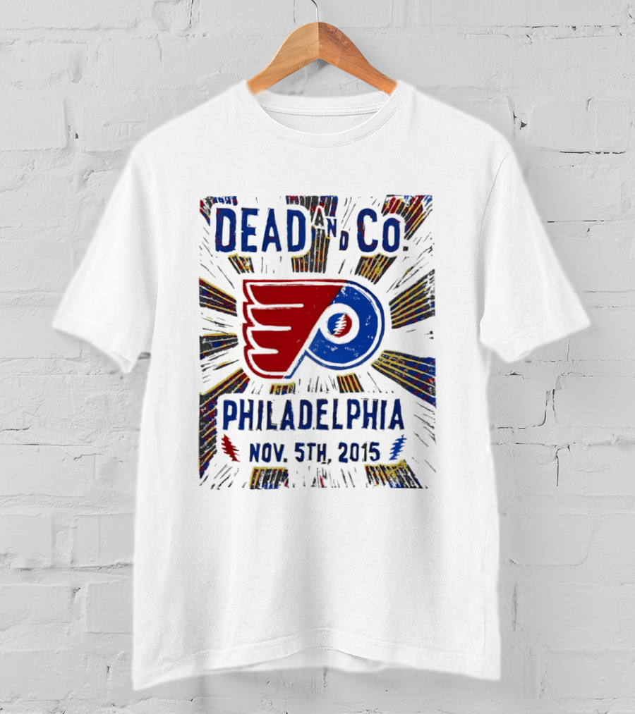 Dead And Company Philadelphia Flyers Nov 5th 2015 T-Shirt