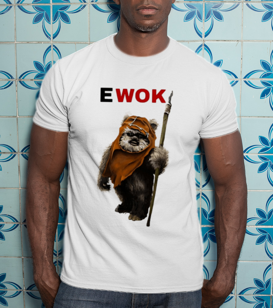 Ewok Wicket W Warrick Star Wars Character Iconic Film Creature T-Shirt