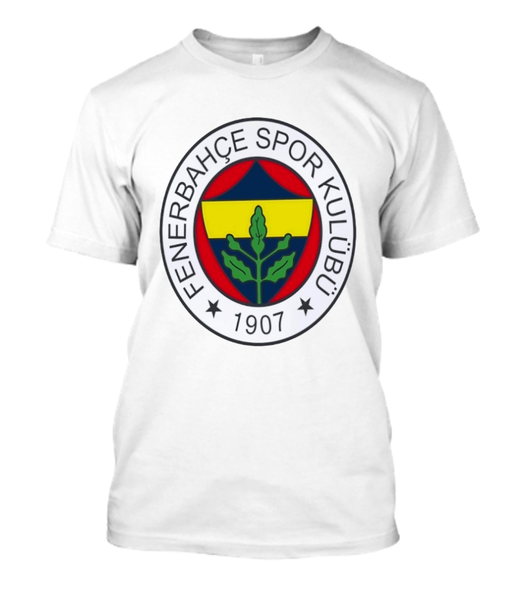 Fenerbahce Spor Kulubu 1907 Emblem With Classic Club Colors And Iconic Leaf T-Shirt