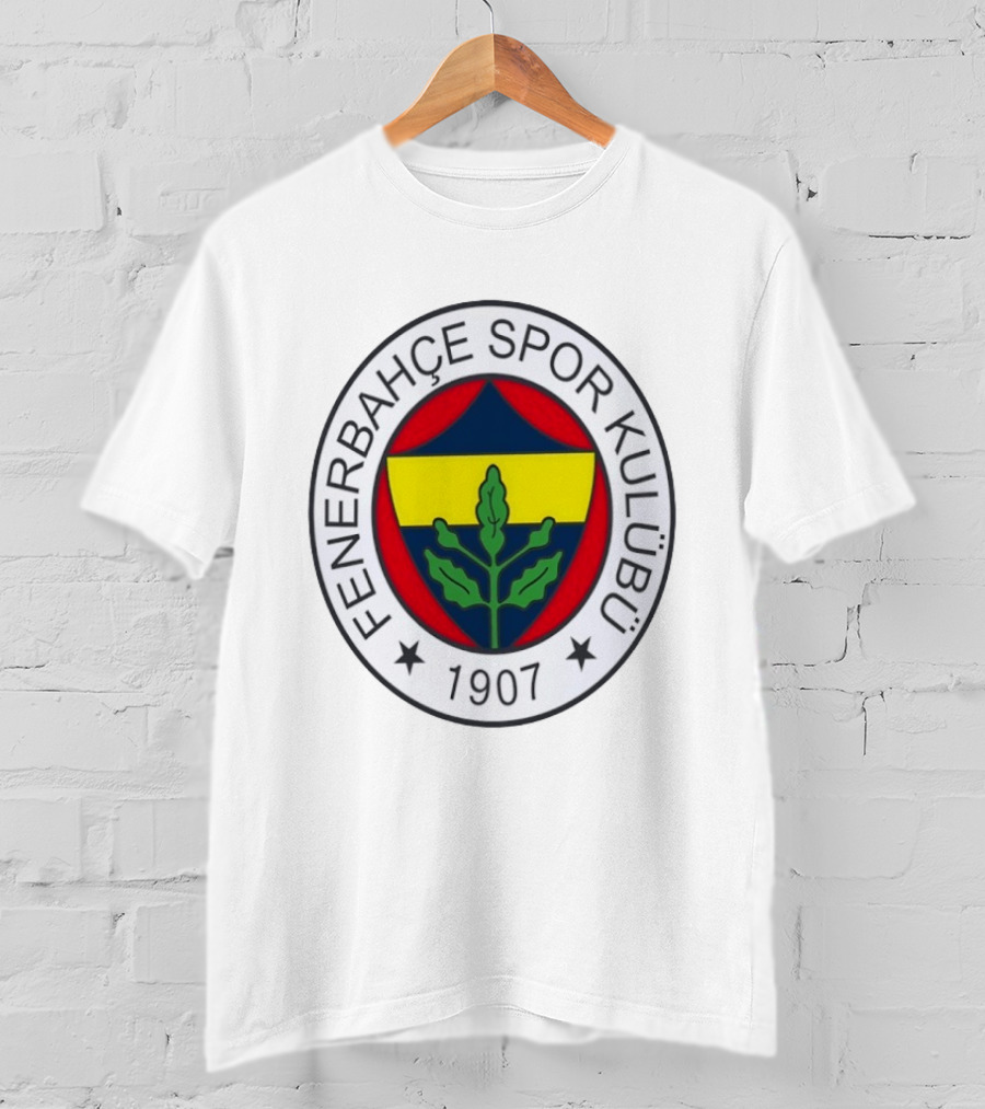 Fenerbahce Spor Kulubu 1907 Emblem With Classic Club Colors And Iconic Leaf T-Shirt
