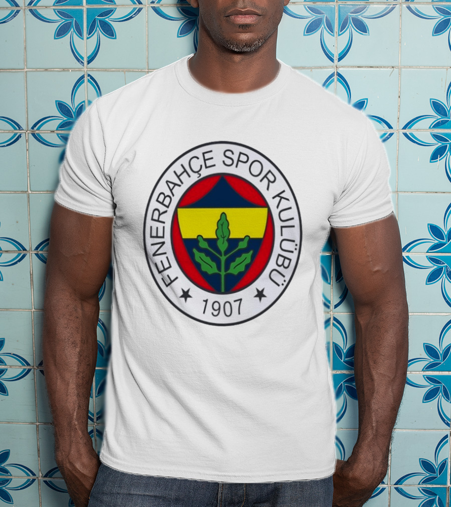 Fenerbahce Spor Kulubu 1907 Emblem With Classic Club Colors And Iconic Leaf T-Shirt
