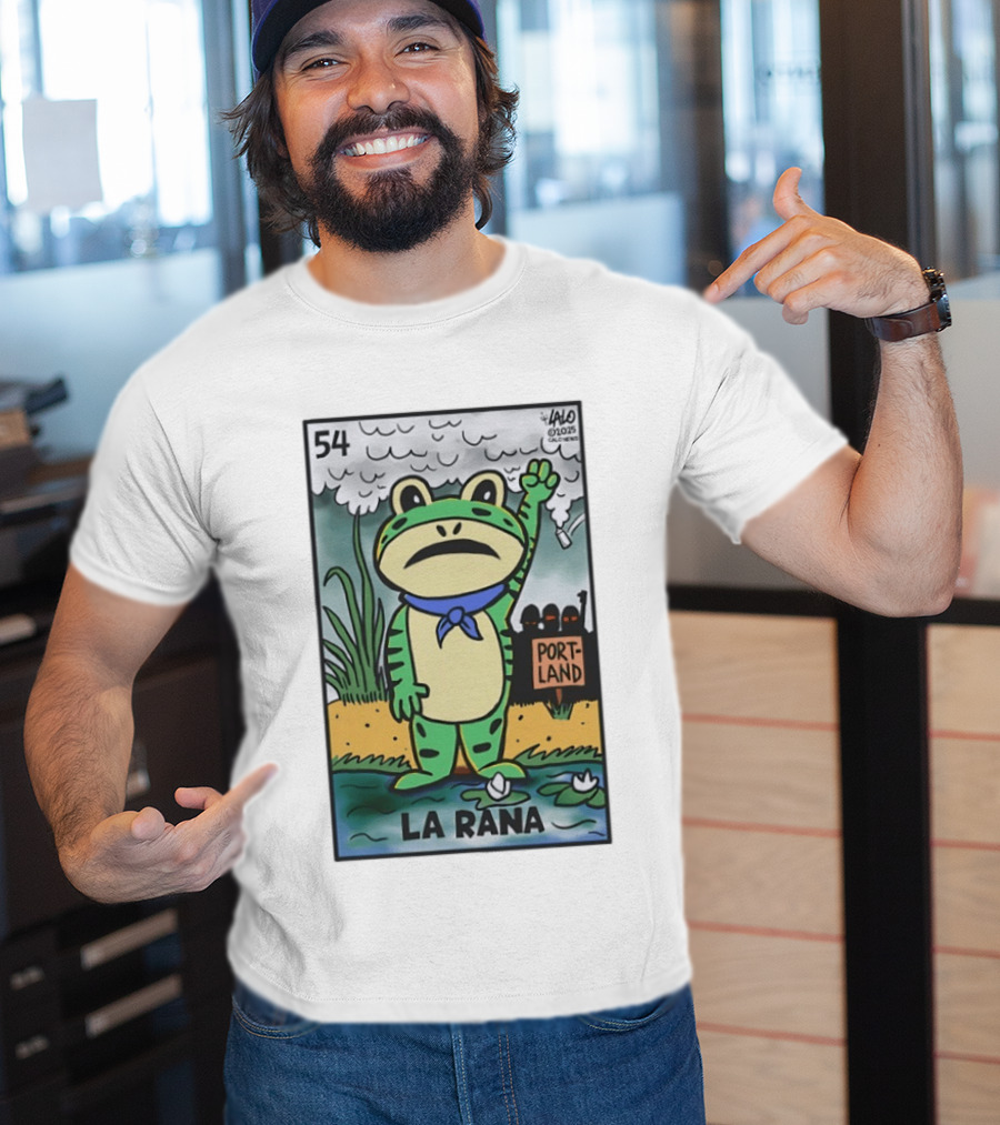 54 La Rana Frog Portland Lalo Clicowvis T-Shirt