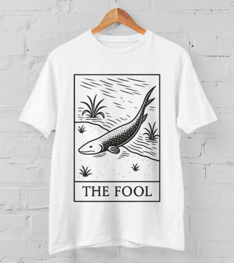 The Fool Fish Devonian Era Tarot Aesthetic T-Shirt