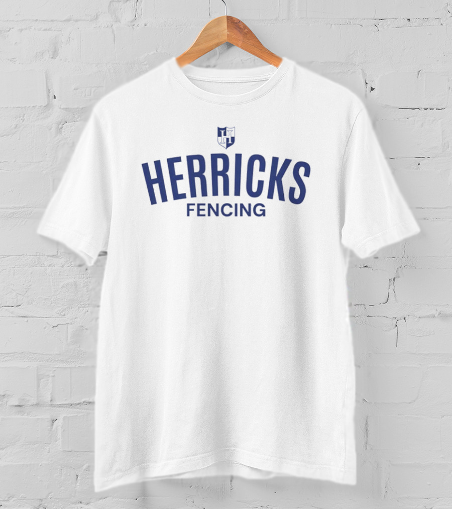 Herricks Fencing Sports Team Shield T-Shirt