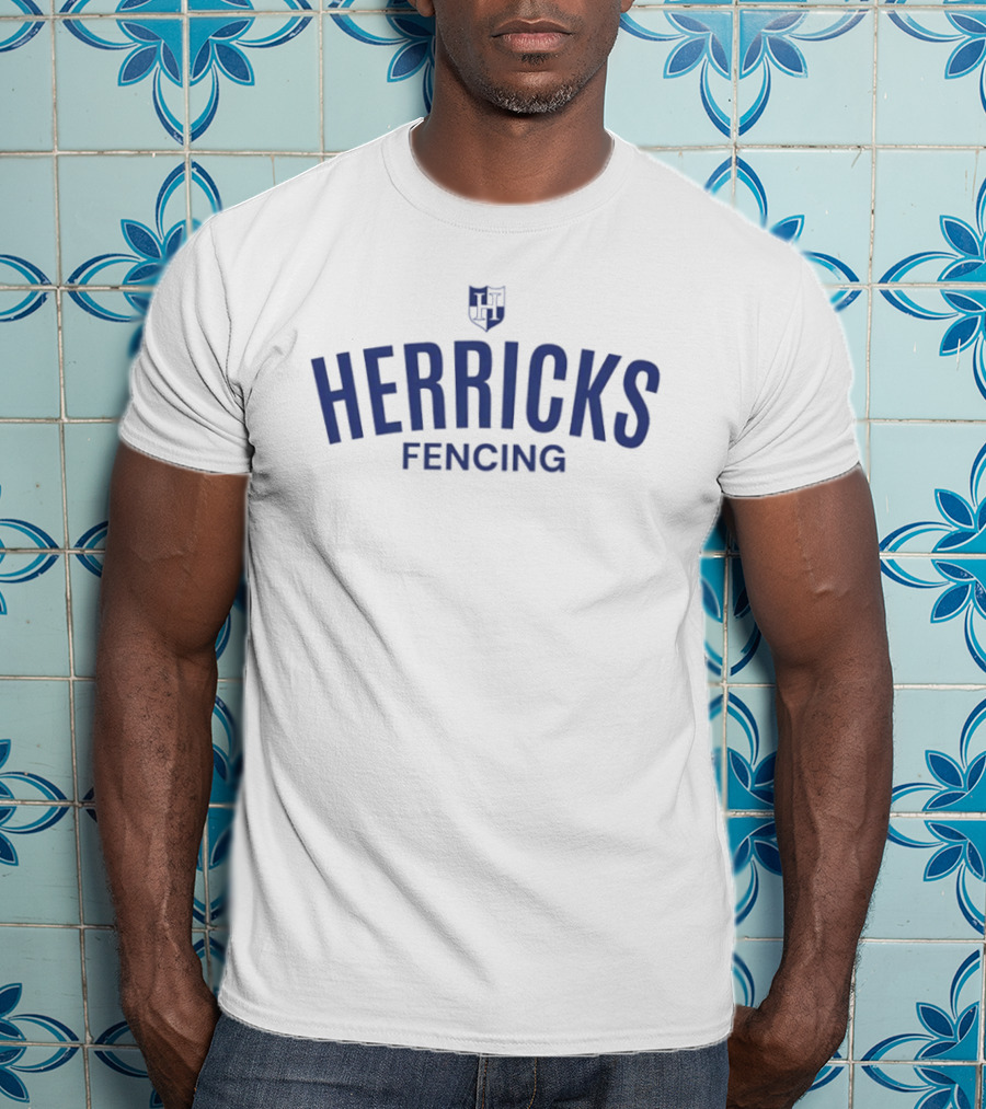 Herricks Fencing Sports Team Shield T-Shirt