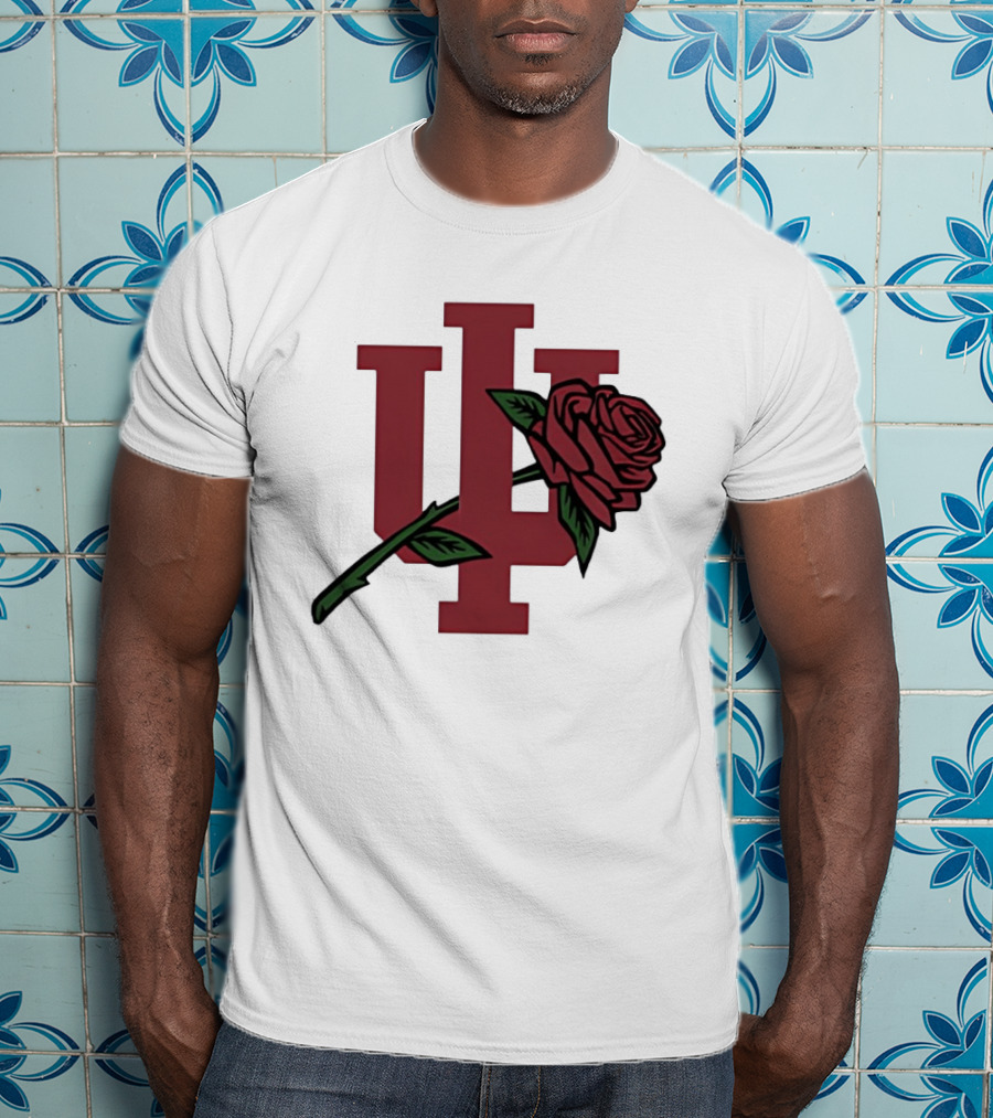 Indiana Hoosiers IU Rose T-Shirt