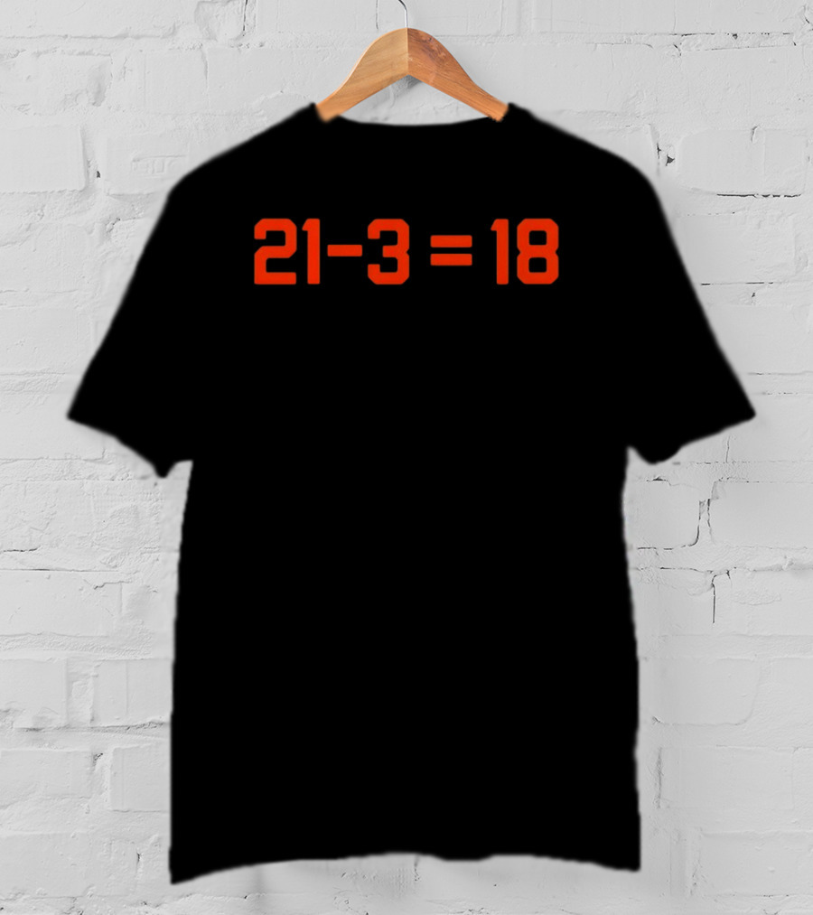 Caleb Williams 21 Minus 3 Equals 18 T-Shirt