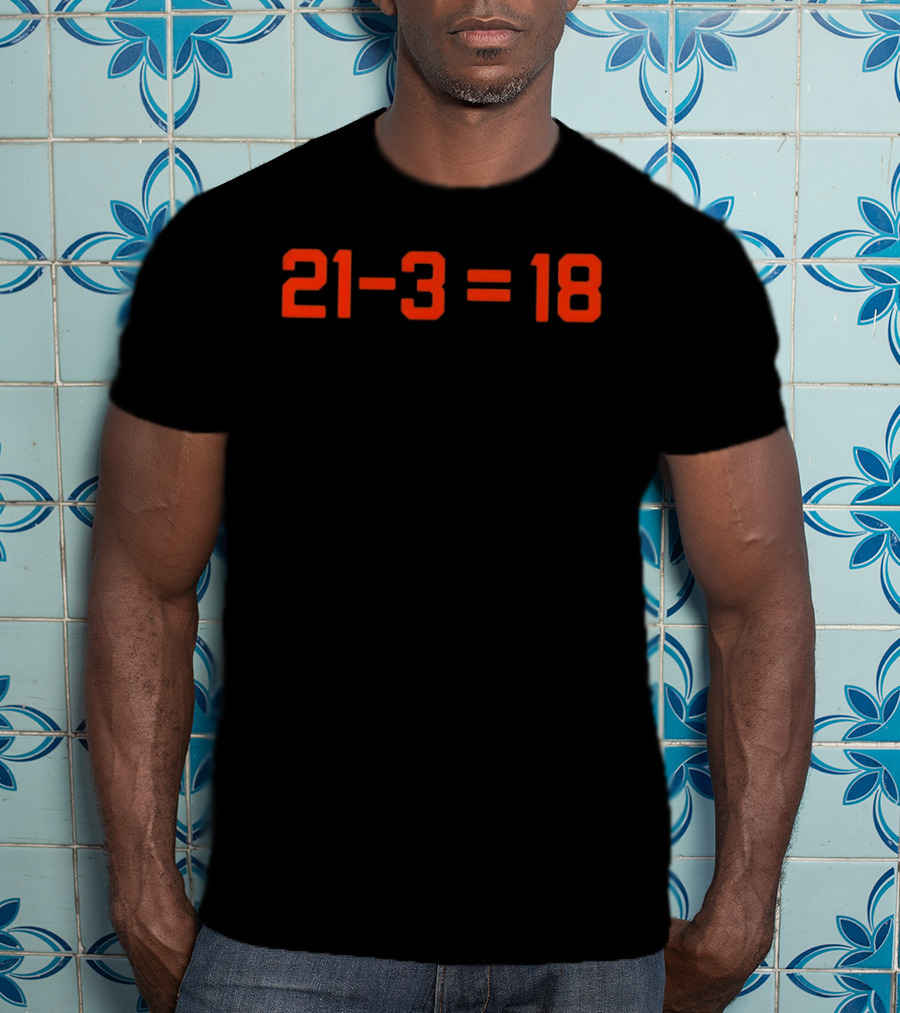 Caleb Williams 21 Minus 3 Equals 18 T-Shirt