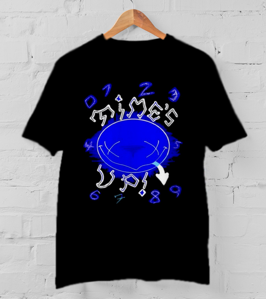 Times Up Design Kookoo Grace Numbers Blue T-Shirt
