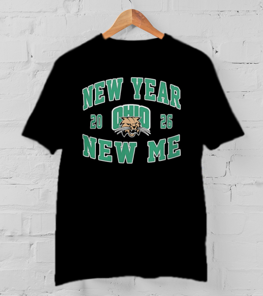 New Year New Me Ohio Bobcats Football 2026 T-Shirt