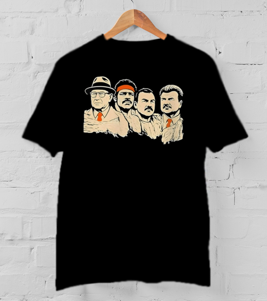 Rushmore Bears Mike Ditka Coach Iconic Football History T-Shirt