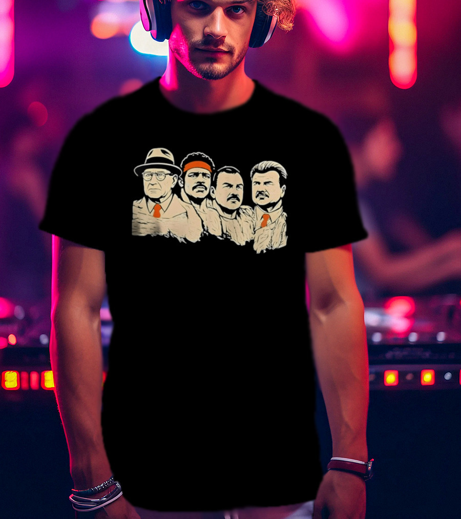 Rushmore Bears Mike Ditka Coach Iconic Football History T-Shirt