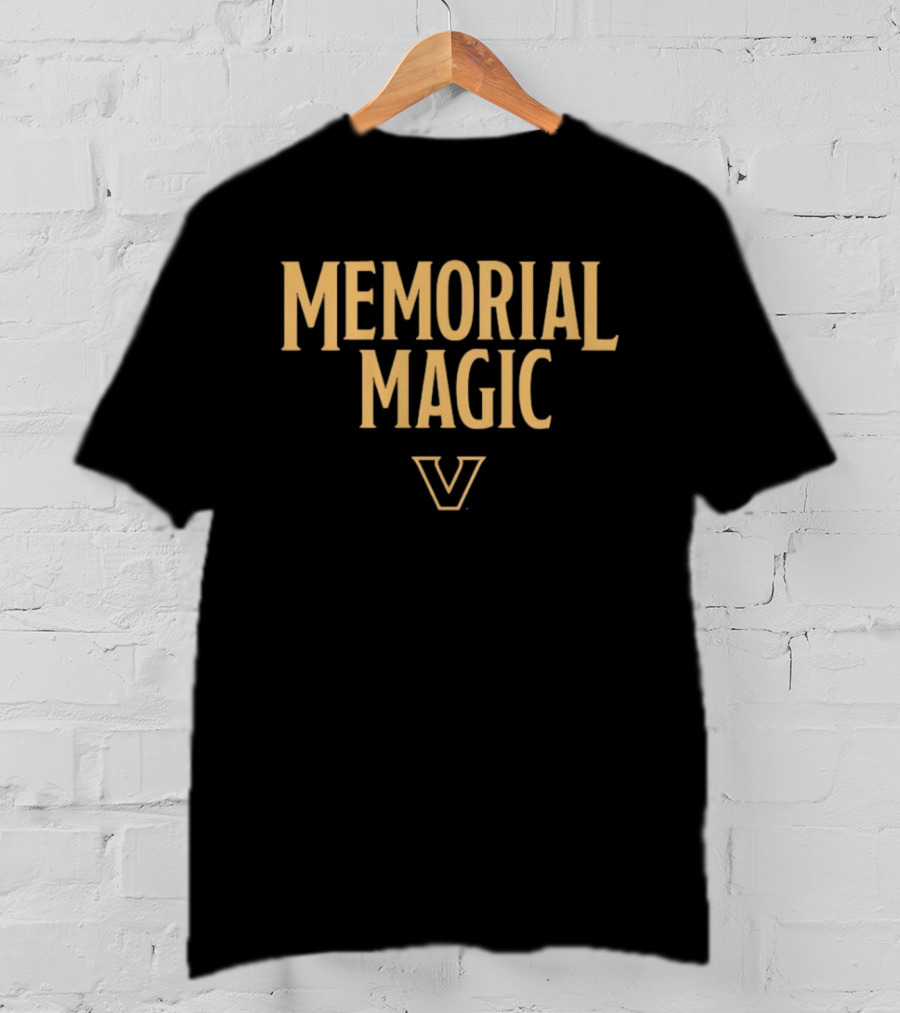 Vanderbilt Commodores Memorial Magic Basketball V T-Shirt