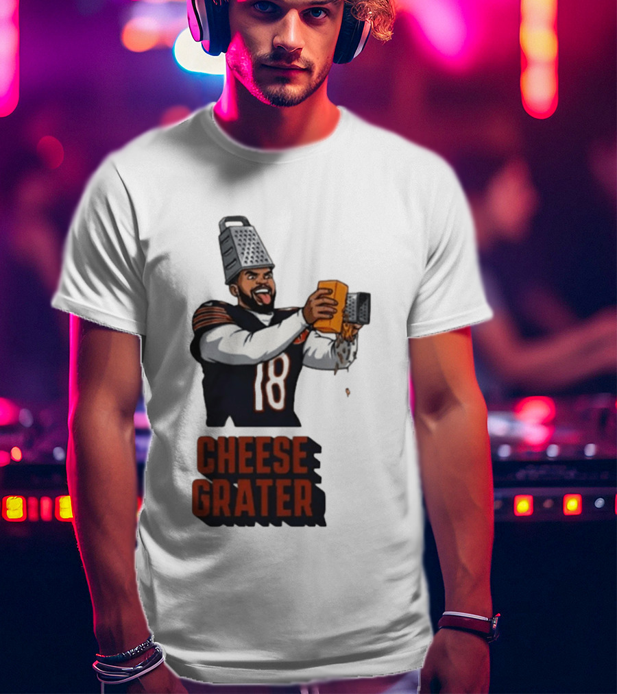 Caleb Williams Cheese Grater Chicago Football Humor T-Shirt