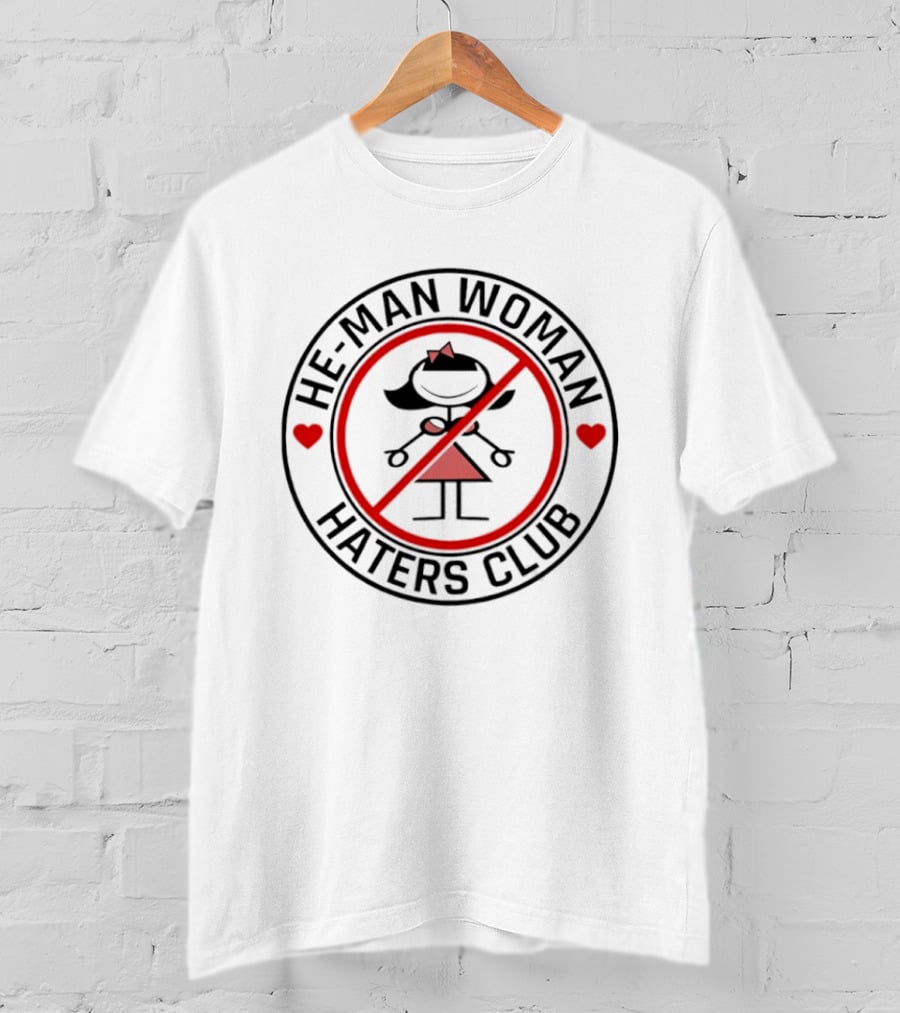He Man Woman Haters Club Lil Rascal Circle T-Shirt