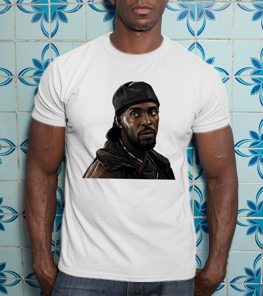 Tray Chaney The Wire Omar Leather Hat Beaded Necklace T-Shirt