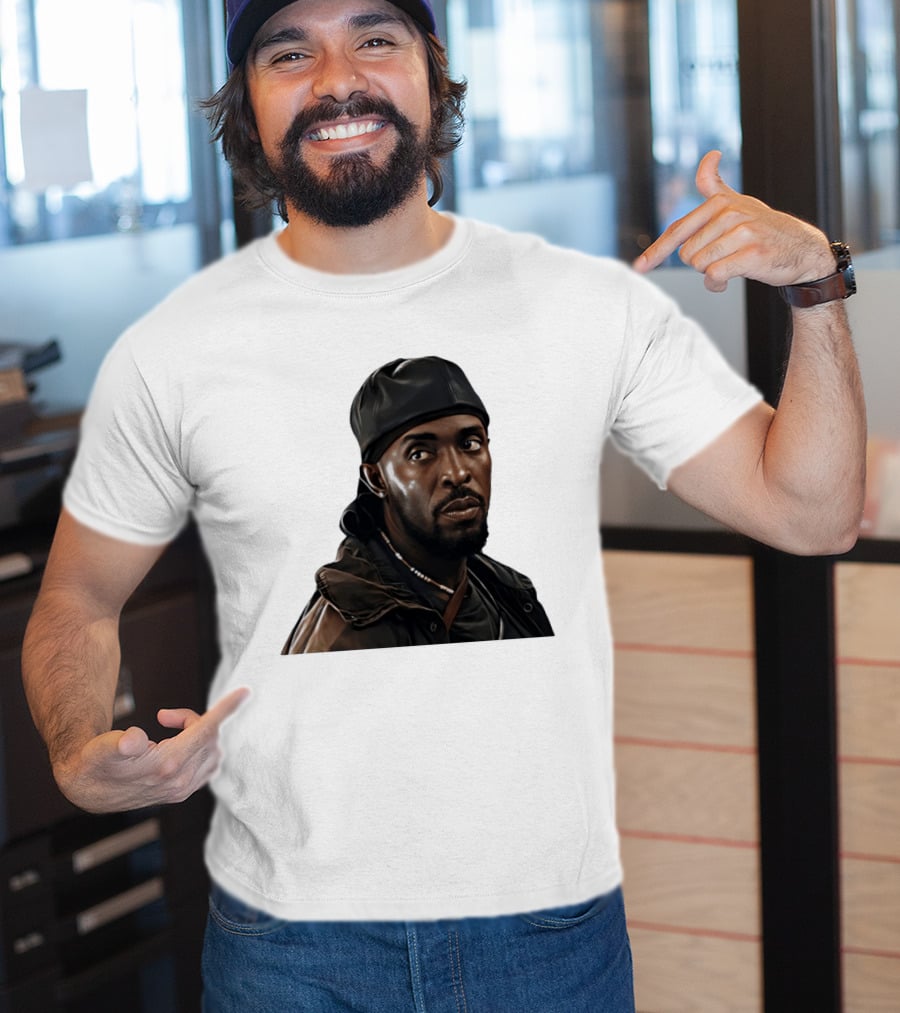 Tray Chaney The Wire Omar Leather Hat Beaded Necklace T-Shirt