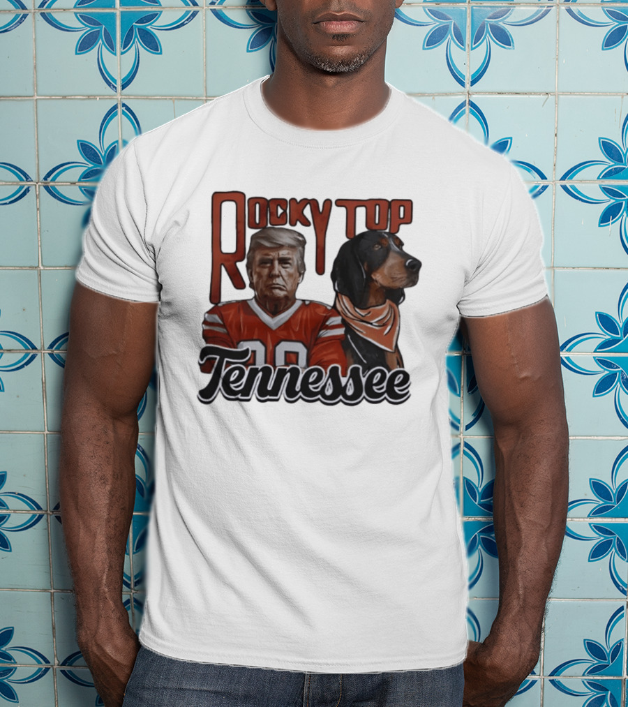 Tennessee Volunteers Rocky Top Donald Trump Smokey Dog T-Shirt