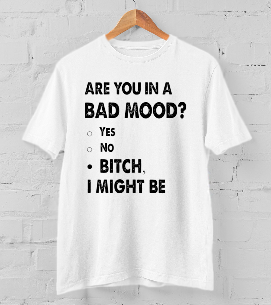 Are You In A Bad Mood Yes No Bitch I Might Be T-Shirt