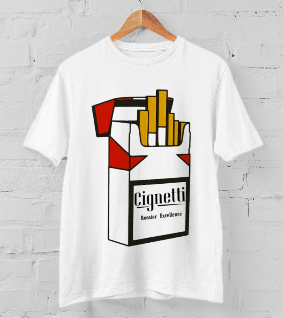 Cignetti Hoosier Excellence Indiana Football Coach Cig T-Shirt