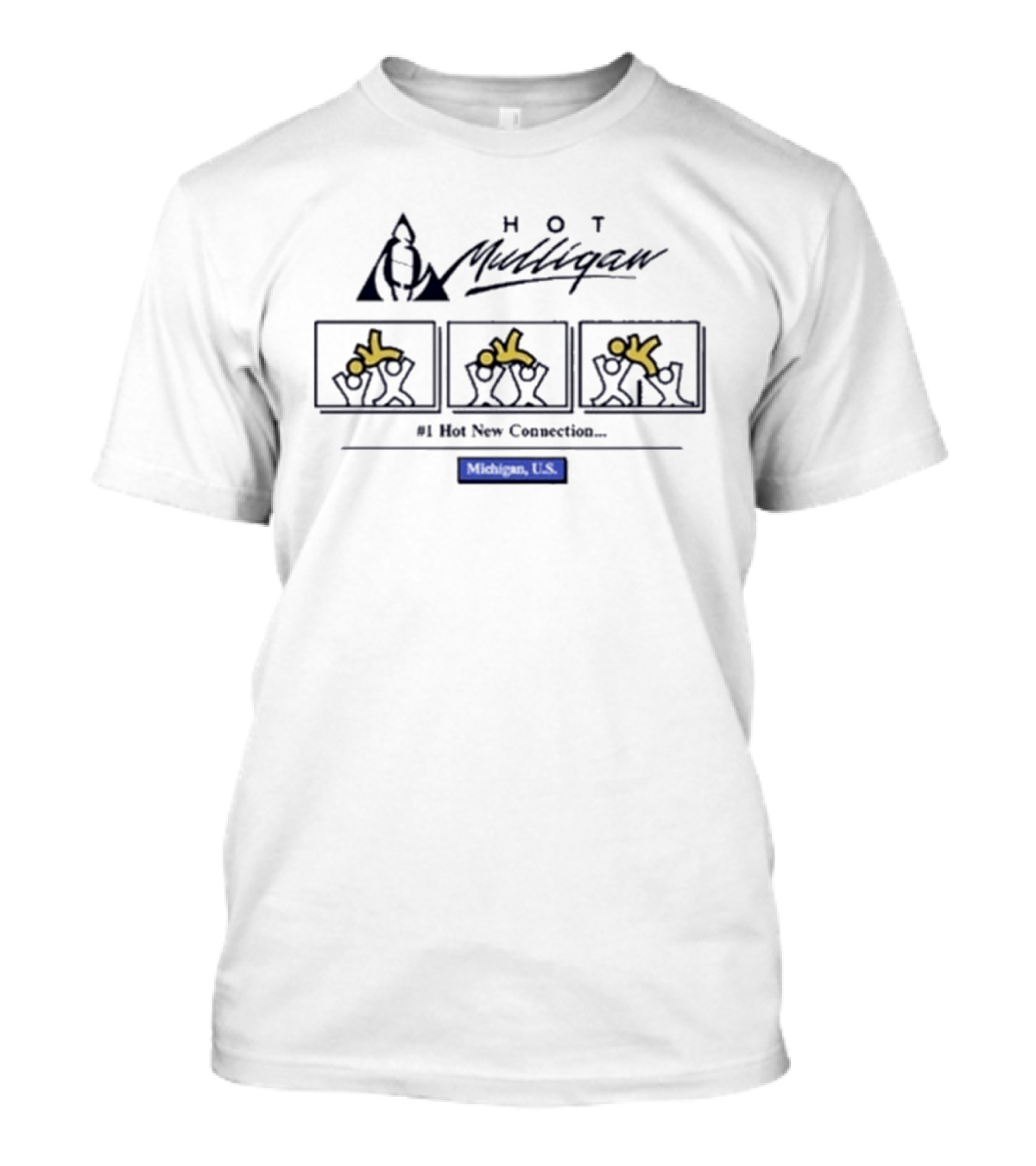 Hot Mulligan Connection Comic Strip Graphic #1 Hit New Connection T-Shirt