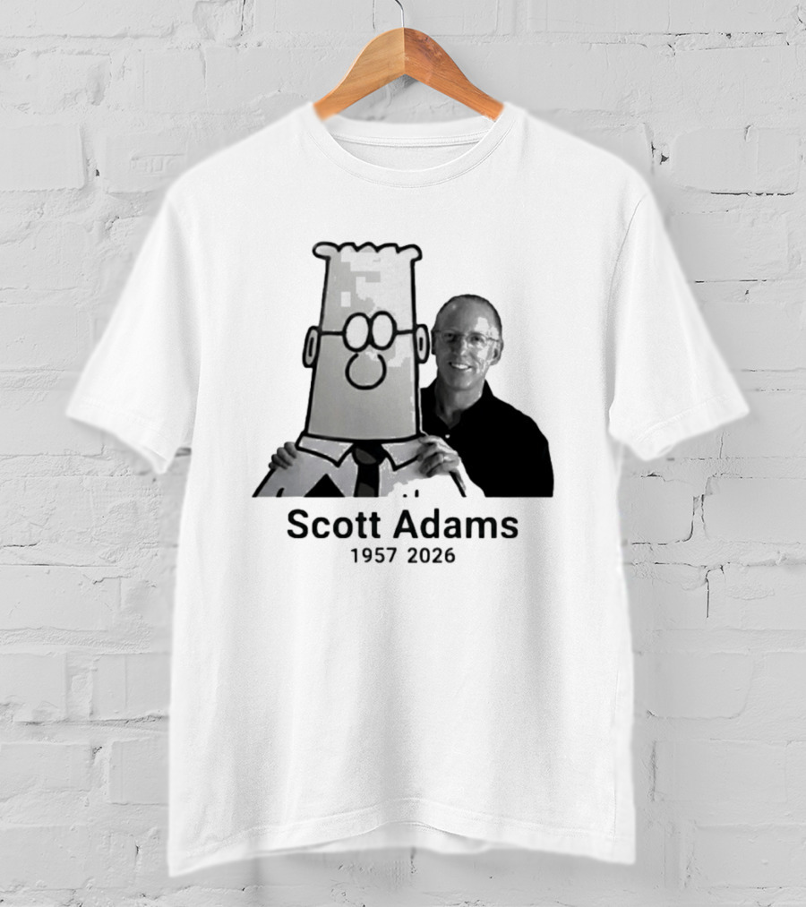 Scott Adams 1957 2026 Dilbert T-Shirt