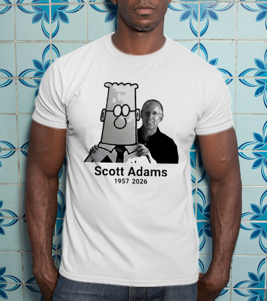 Scott Adams 1957 2026 Dilbert T-Shirt
