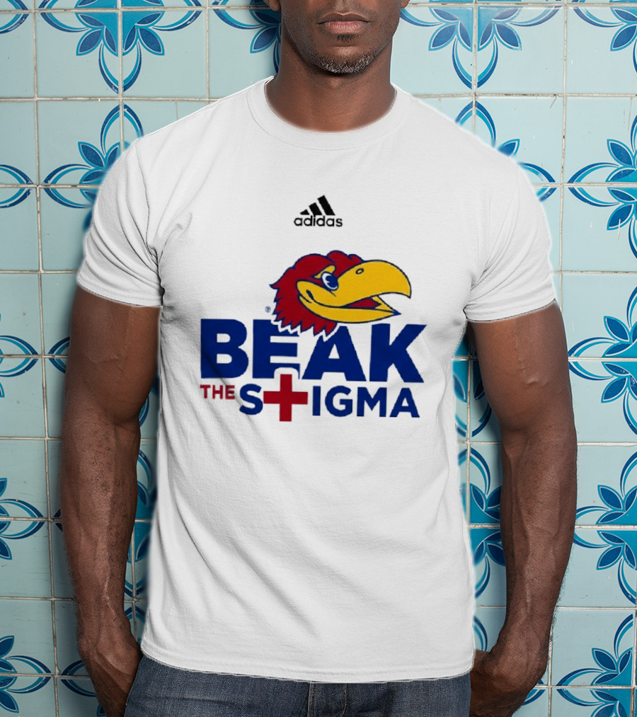 Adidas Kansas Jayhawks Beak The Stigma T-Shirt