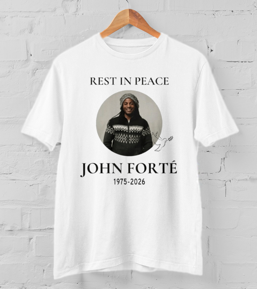 Rest In Peace John Forté 1975 2026 Memorial T-Shirt