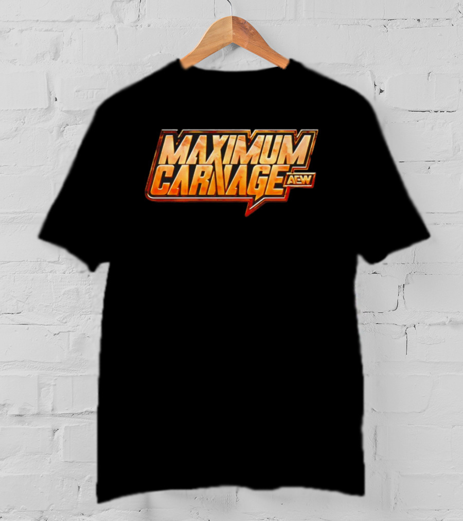 AEW Maximum Carnage 2026 Event Wrestling Promotion T-Shirt