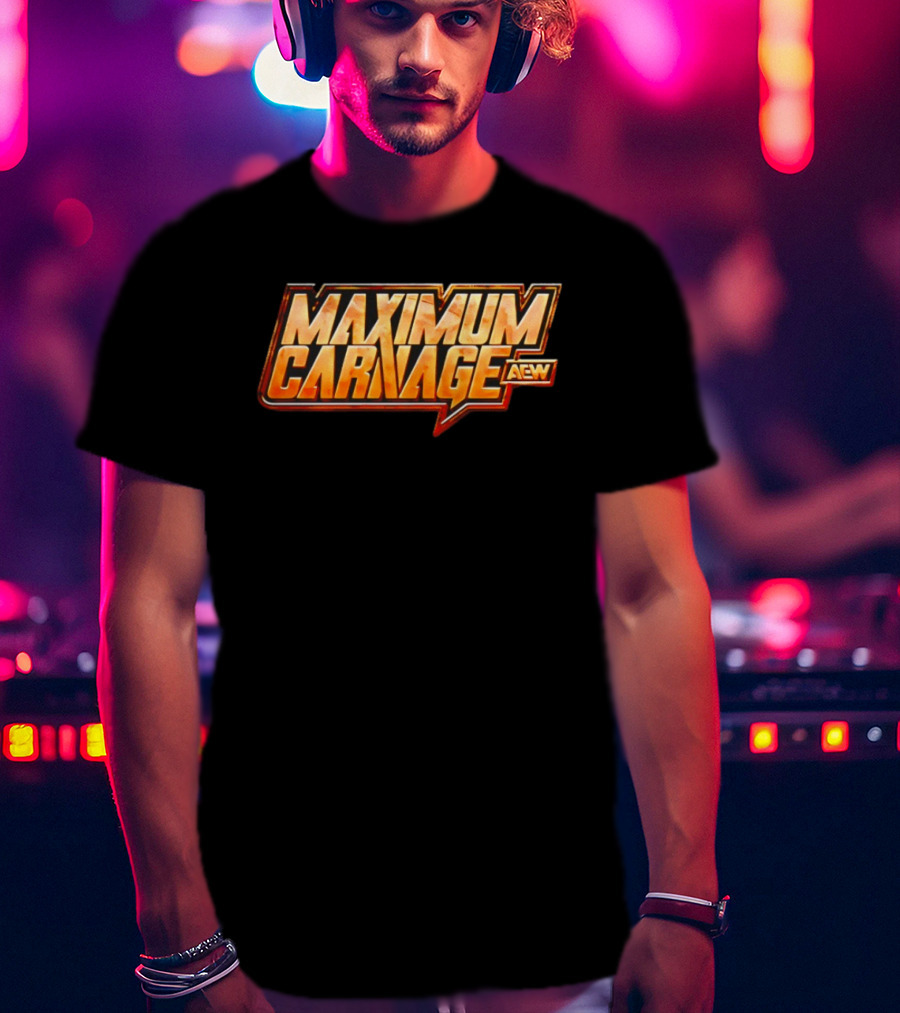 AEW Maximum Carnage 2026 Event Wrestling Promotion T-Shirt