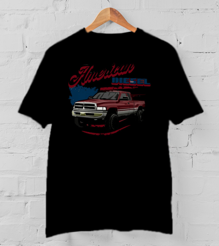 American Diesel 2nd Gen Ram Truck Vintage Style Pickup T-Shirt
