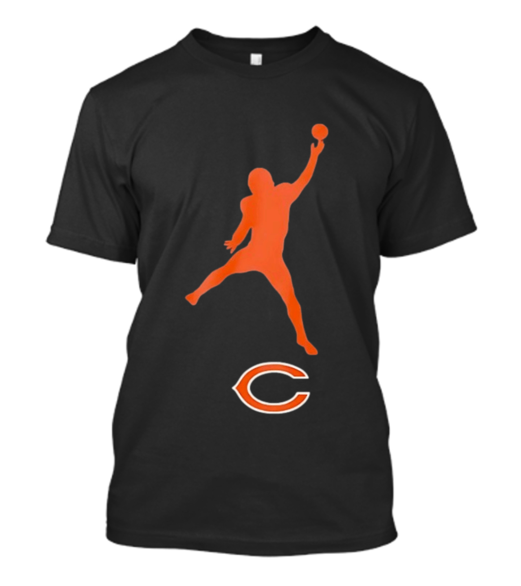 Caleb Williams The Iceman Chicago Jump Pass Football T-Shirt