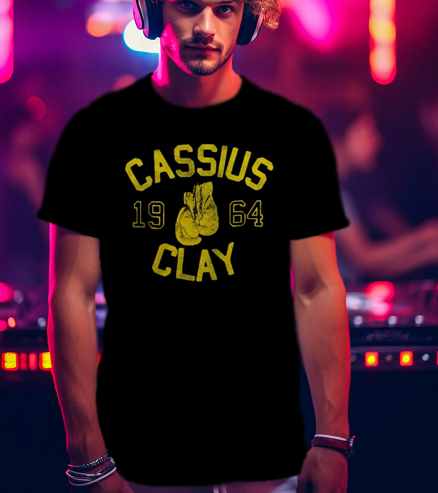 Cassius Clay 1964 Boxing Gloves T-Shirt
