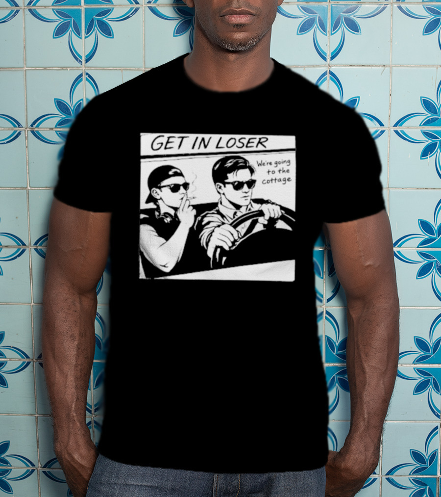 Get In Loser We're Going To The Cottage Heated Rivalry Comic T-Shirt