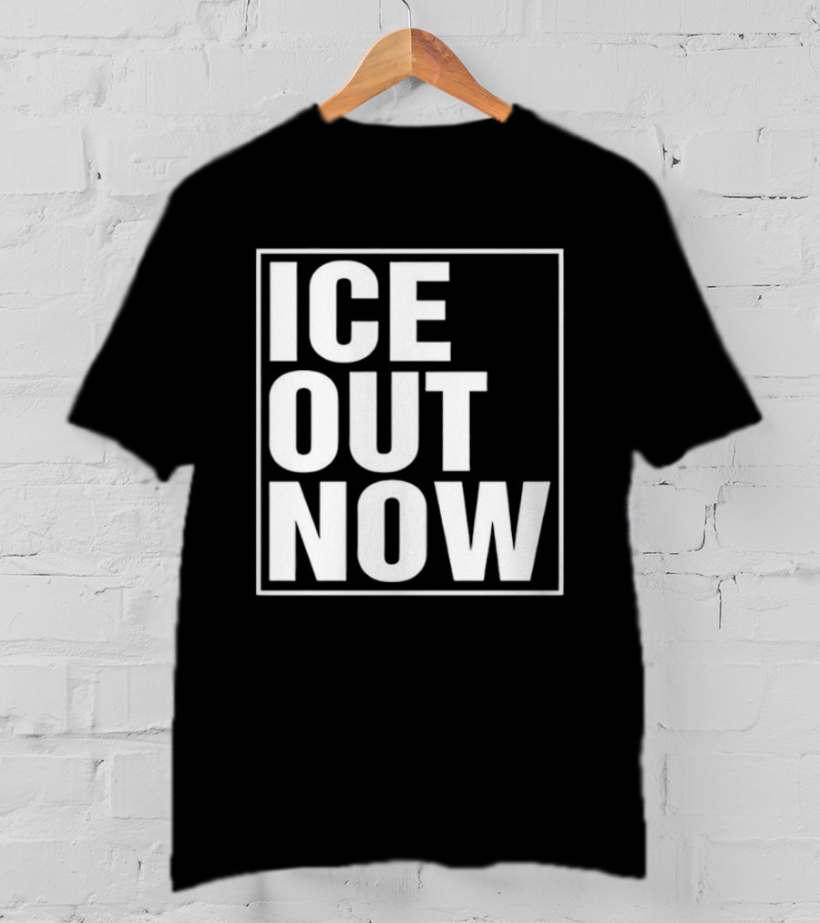 Ice Out Now Abolish Ice Activism T-Shirt