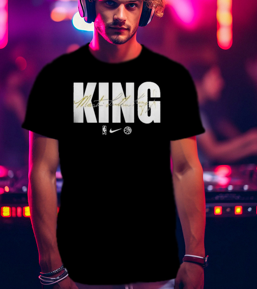 Minnesota Timberwolves King Martin Luther King Jr NBA Nike Basketball T-Shirt