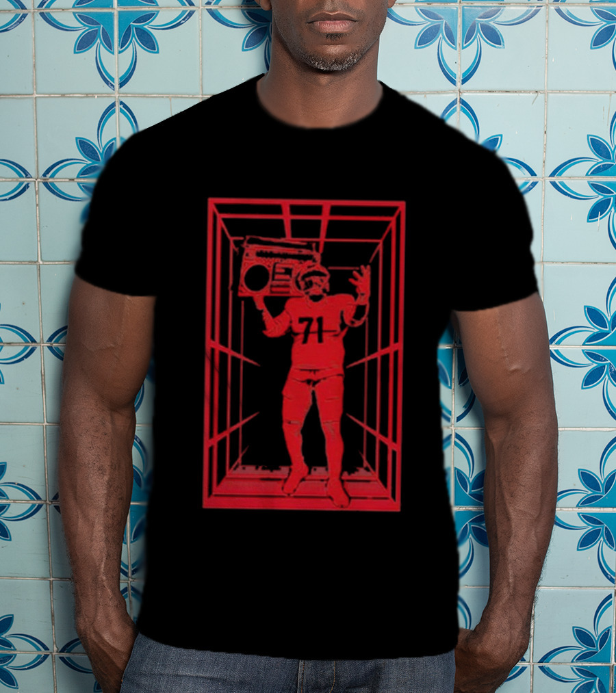 Trent Williams Bay Area Boomin San Francisco Football 71 Boombox T-Shirt