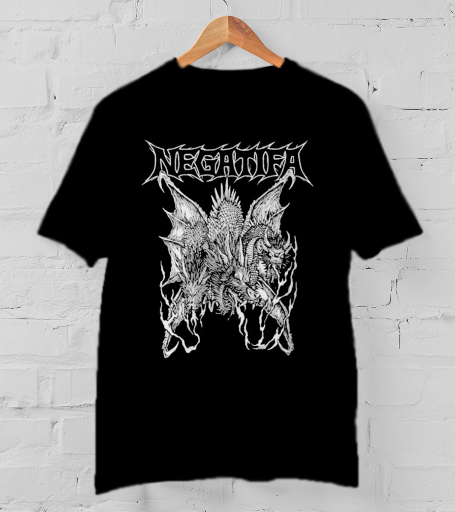 Negatifa Japan Tour 2026 Black Metal Concert T-Shirt