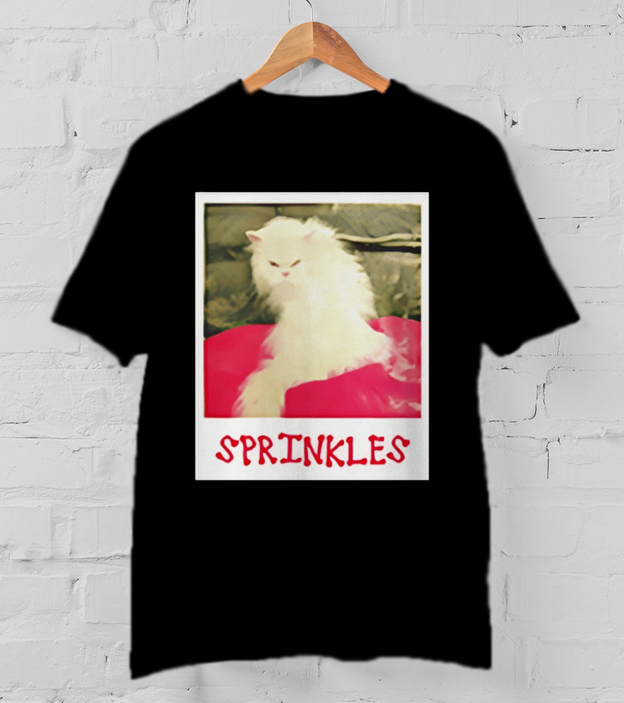 Office Angela Martin Sprinkles Cat Image Pólvora T-Shirt