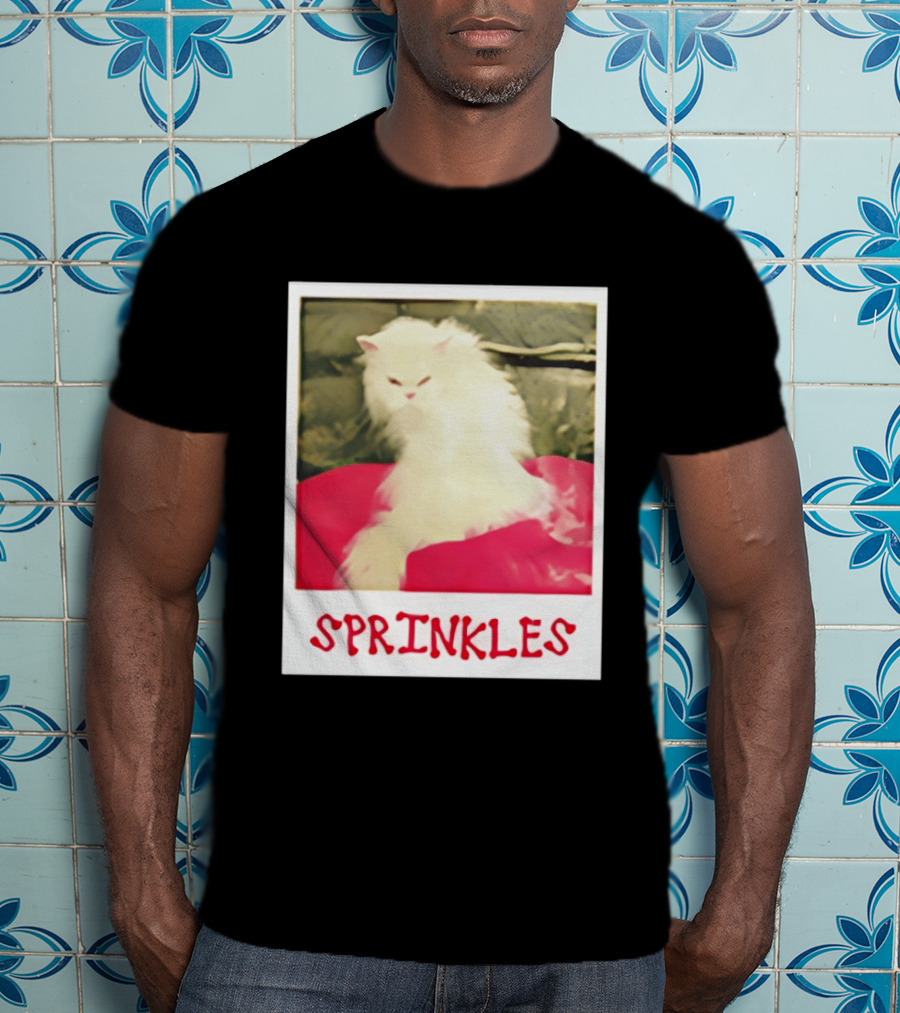Office Angela Martin Sprinkles Cat Image Pólvora T-Shirt