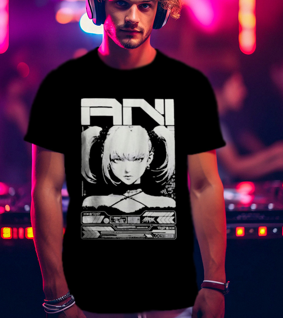 XAI ANI Dark Manga Futuristic Anime Aesthetic T-Shirt