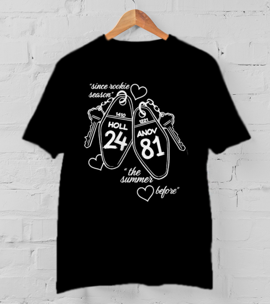 Since Rookie Season Hollanov Heated Rivalry Room Numbers 1410 1221 Summer Before T-Shirt