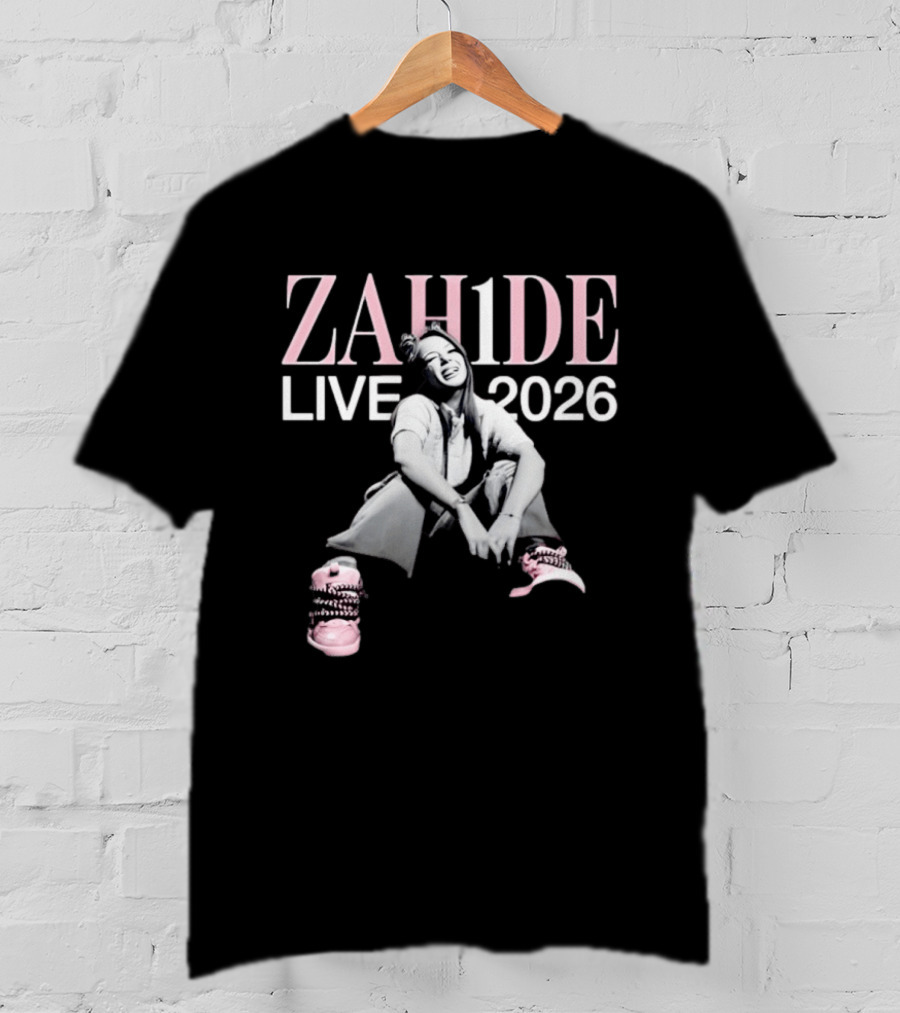 ZAH1DE Zahide Live 2026 Pink Sneakers T-Shirt